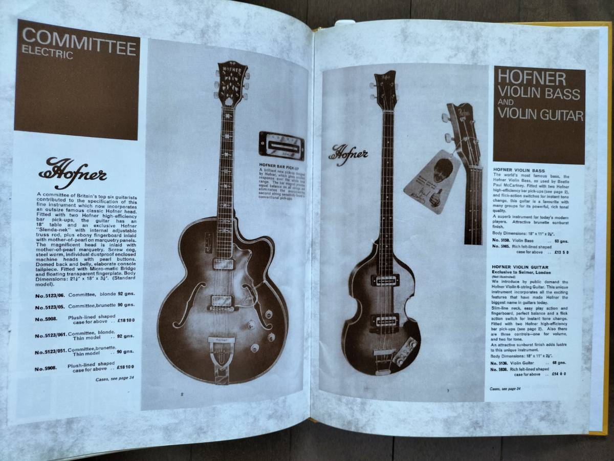 ★新品！美品！貴重！The『Hofner』Guitar～A History ポール・マッカートニーインタビュー ヘフナー レア洋書！値下！即決！_画像10
