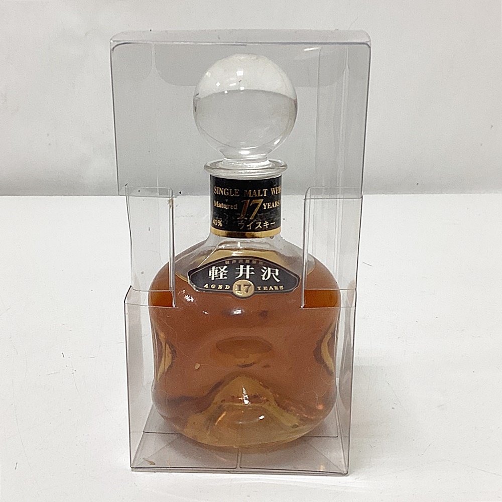 HO1 古酒 ウイスキー 軽井沢 17年 ベビーボトル 100ml 未開栓_画像1