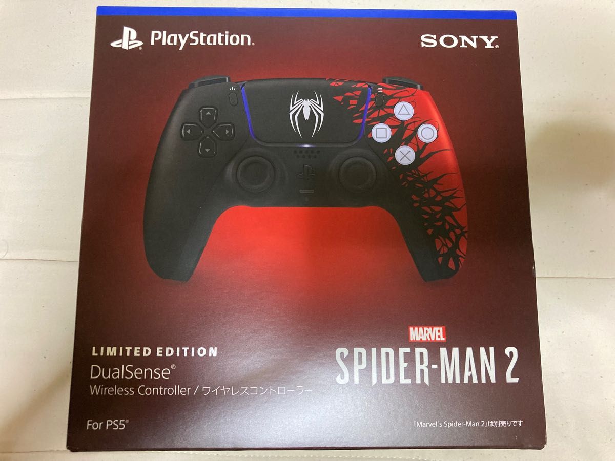 PS5 スパイダーマン2 ワイヤレスコントローラー　デュアルセンス　新品未開封