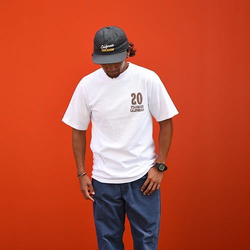 STANDARD CALIFORNIA/スタンダードカリフォルニア SD 20th Anniversary Logo T White XL  20周年記念 木村拓哉 キムタク