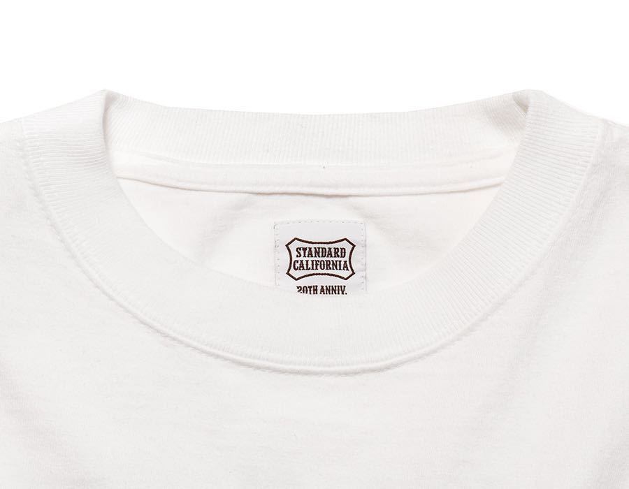 STANDARD CALIFORNIA/スタンダードカリフォルニア SD 20th Anniversary Logo T White XL 20周年記念 木村拓哉 キムタク着用