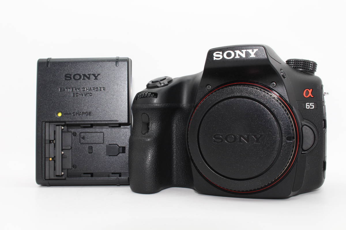 レンズおまけ付き】SONY 一眼レフカメラ α65 ボディ 標準＆望遠レンズ-