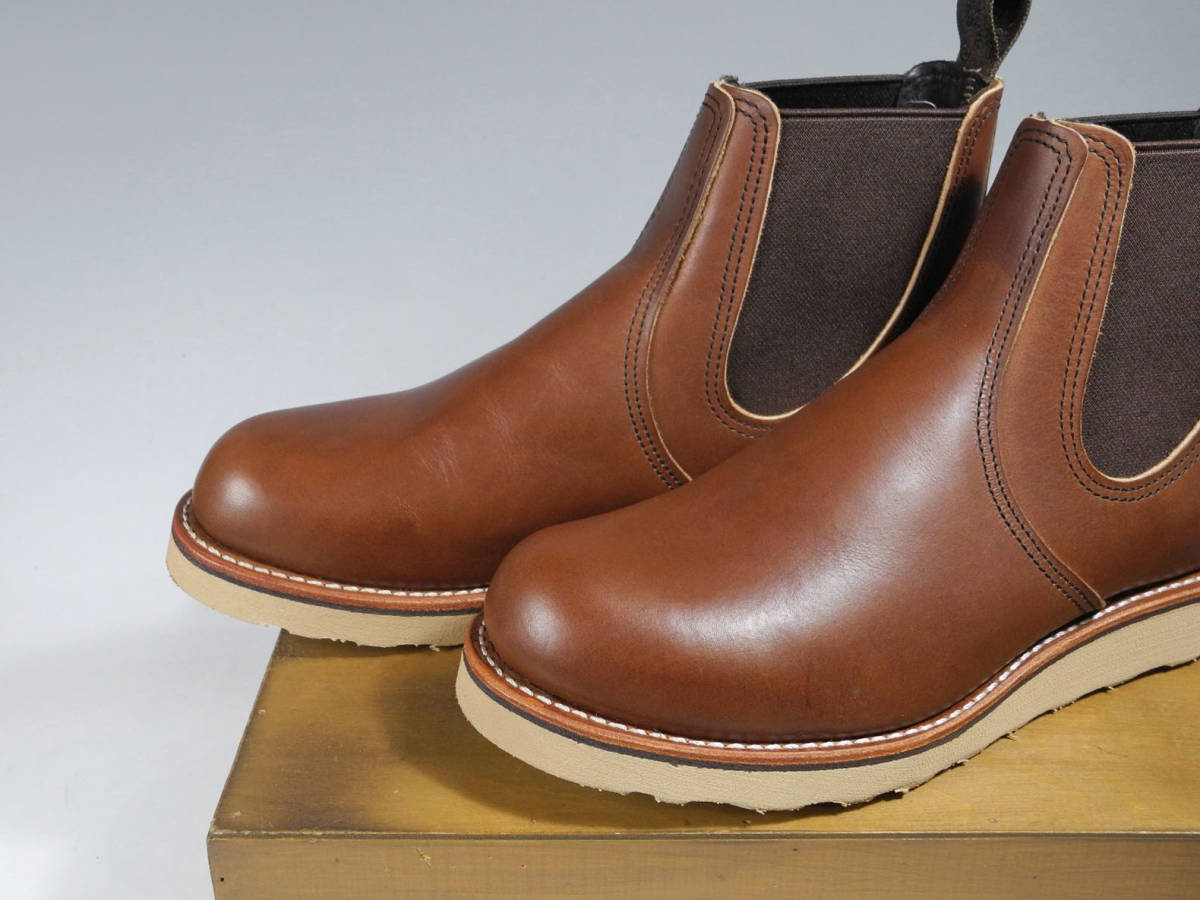  super-rare complete sale goods * unused goods * Red Wing 3190 Chelsea Lancia -8.5D* side-gore boots Romeo 3191 3192