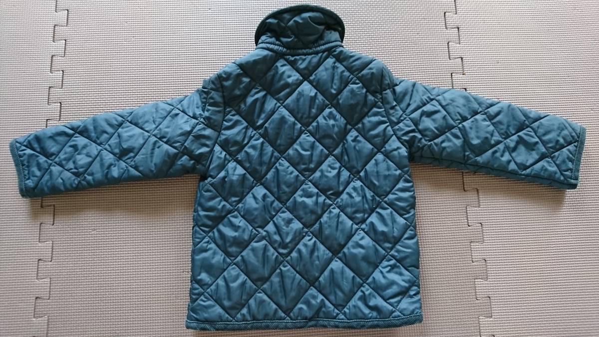*UNITED COLORS OF BENETTON ベネトン 80 90cm アウター キルティング 深緑系 トップス 防寒 