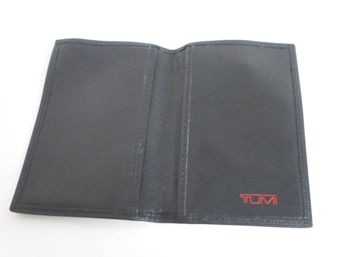 トゥミ TUMI レザー カードケース 黒 ブラック yg4611_画像2