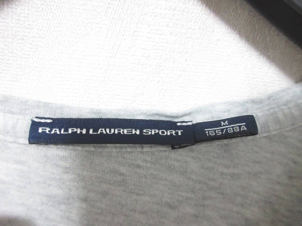  Ralph Lauren футболка короткий рукав V шея po колено женский M 165/88A серый irmri yg4706
