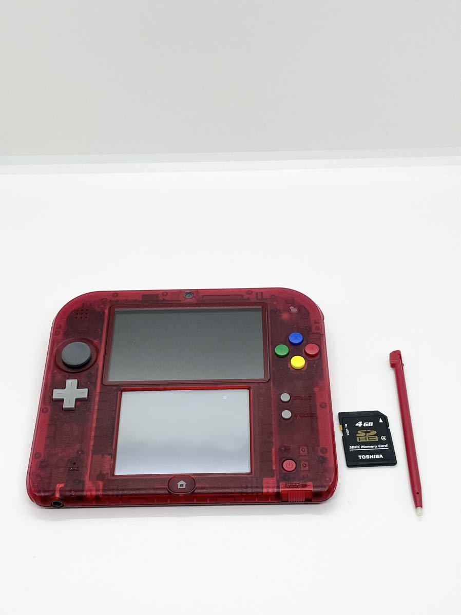 ニンテンドー2DS ポケットモンスター赤 クリア レッド Yahoo!フリマ（旧）-