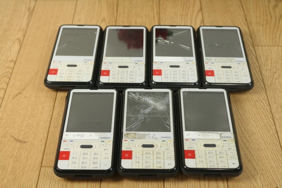 カシオ】(CASIO IT-300-15J)ハンディターミナル7点 ジャンク!! 管Z7325-