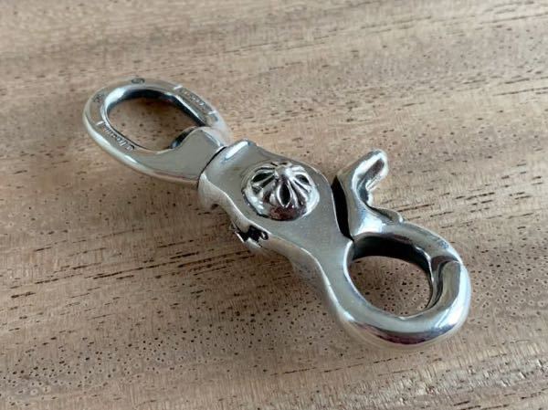 クロムハーツ キークリップ シルバー 925 キーホルダー キーチェーン ウォレットチェーン クロス クリップ クラスプ 美品CHROME HEARTS _画像2