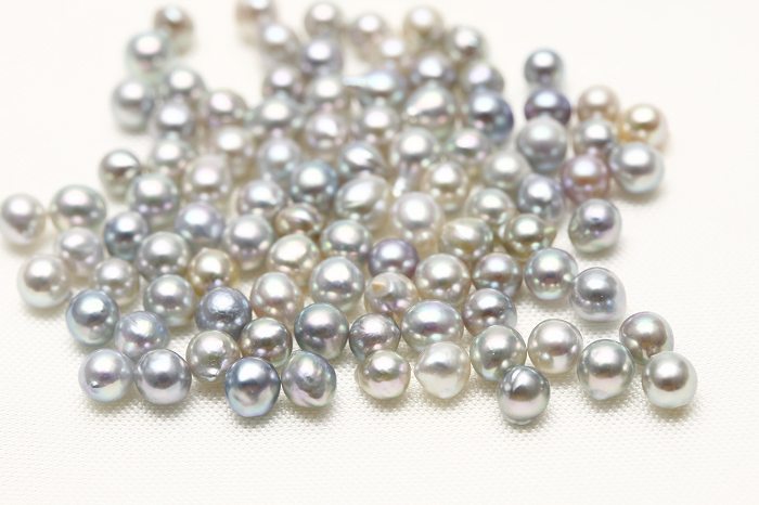 素敵な アコヤ真珠パールルース 95ピース 3.0-3.5mm ナチュラルカラー