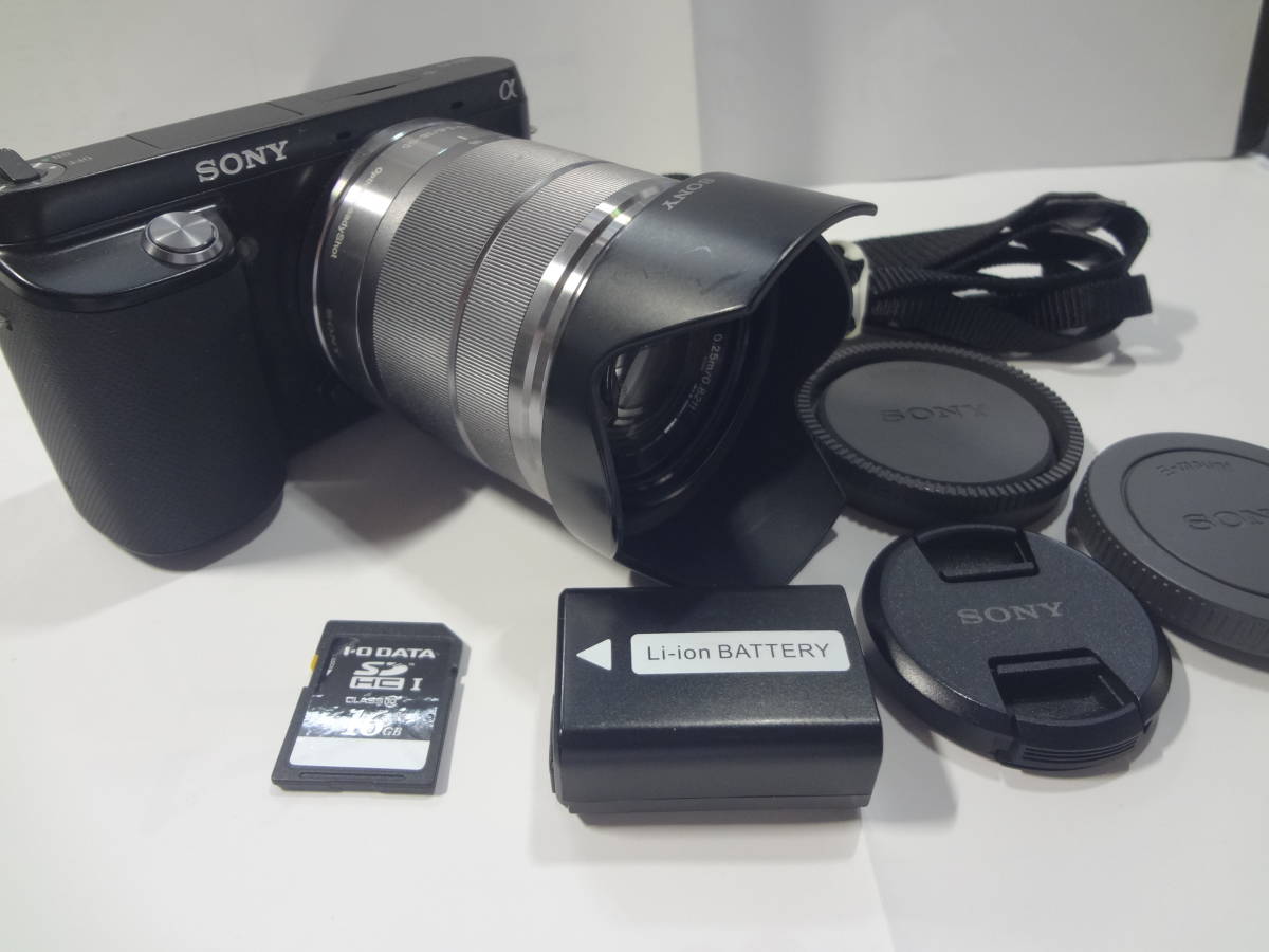 美品　SONY ソニー NEX-F3 と E 18-55mm F3.5-5.6 OSS　セット _画像1