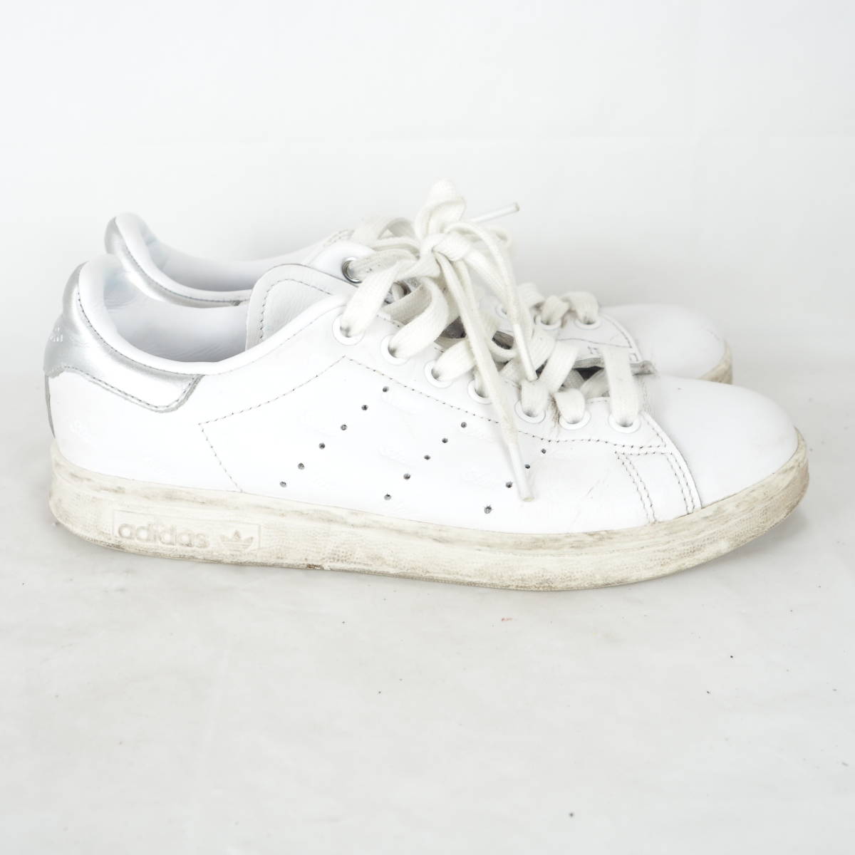 MK1750*adidas Stan Smith*アディダス スタンスミス*レディーススニーカー*US6.5-23.5cm*黒_画像5