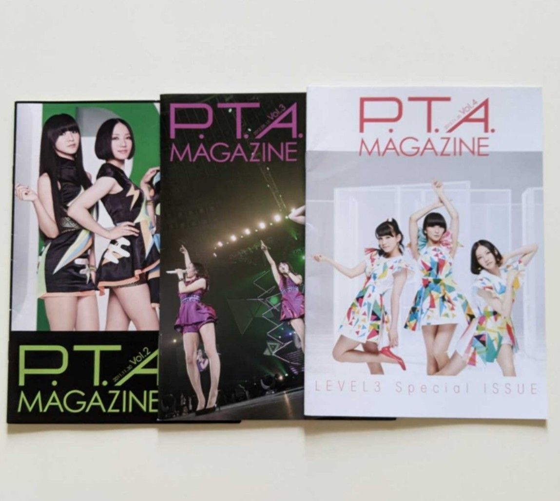 Perfume P.T.A Magazine vol.2 / vol.3 / vol.4 ３冊セット パフューム 会報