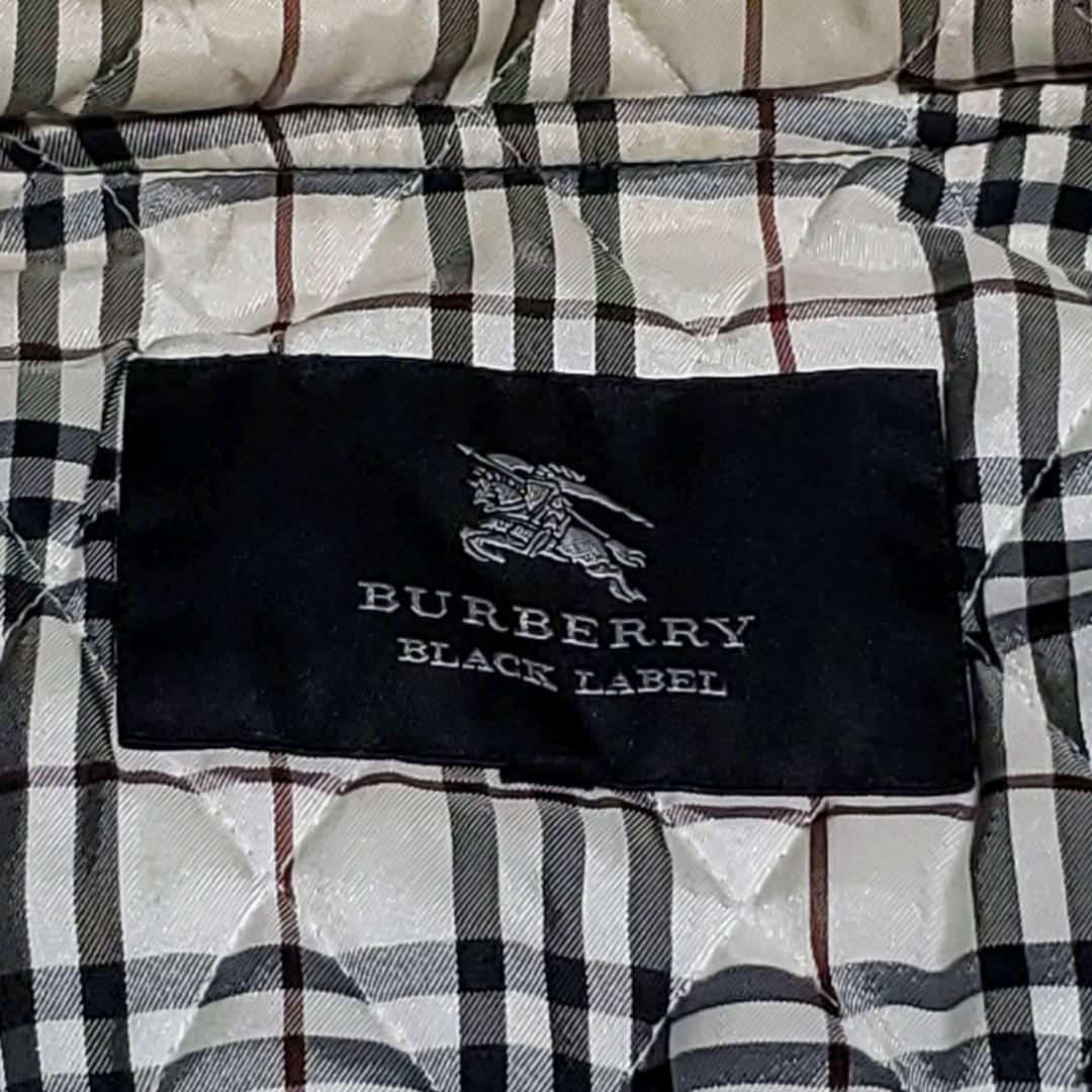 極美品 L バーバリーブラックレーベル キルティング 極上カシミヤ 中綿 ダッフルコート ノバチェック BURBERRY BLACK LABE カシミア ウール_画像9