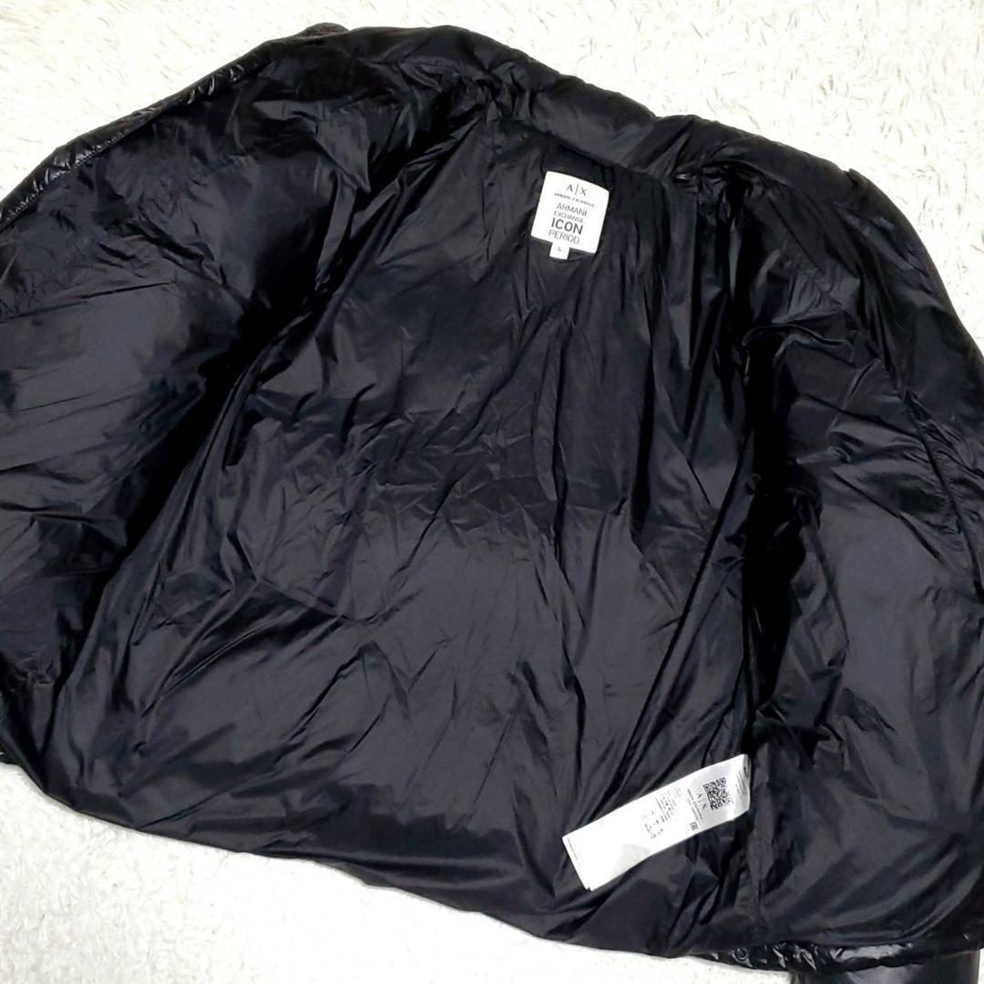 保証書付】 美品 L LL ヌプシ アウター A/X 黒 防寒 肉厚 アルマーニ