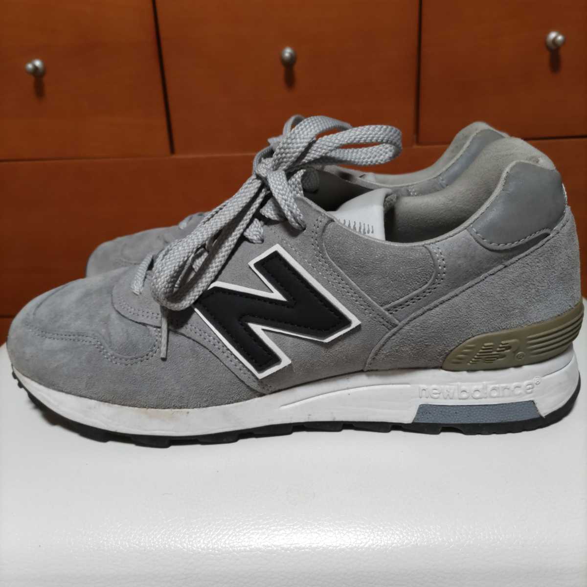 ニューバランスJcrew別注 New Balance M1400G GREY USA製 US７1/2 25.5cmアメリカ製 送料無料 数回使用自宅保管_画像1