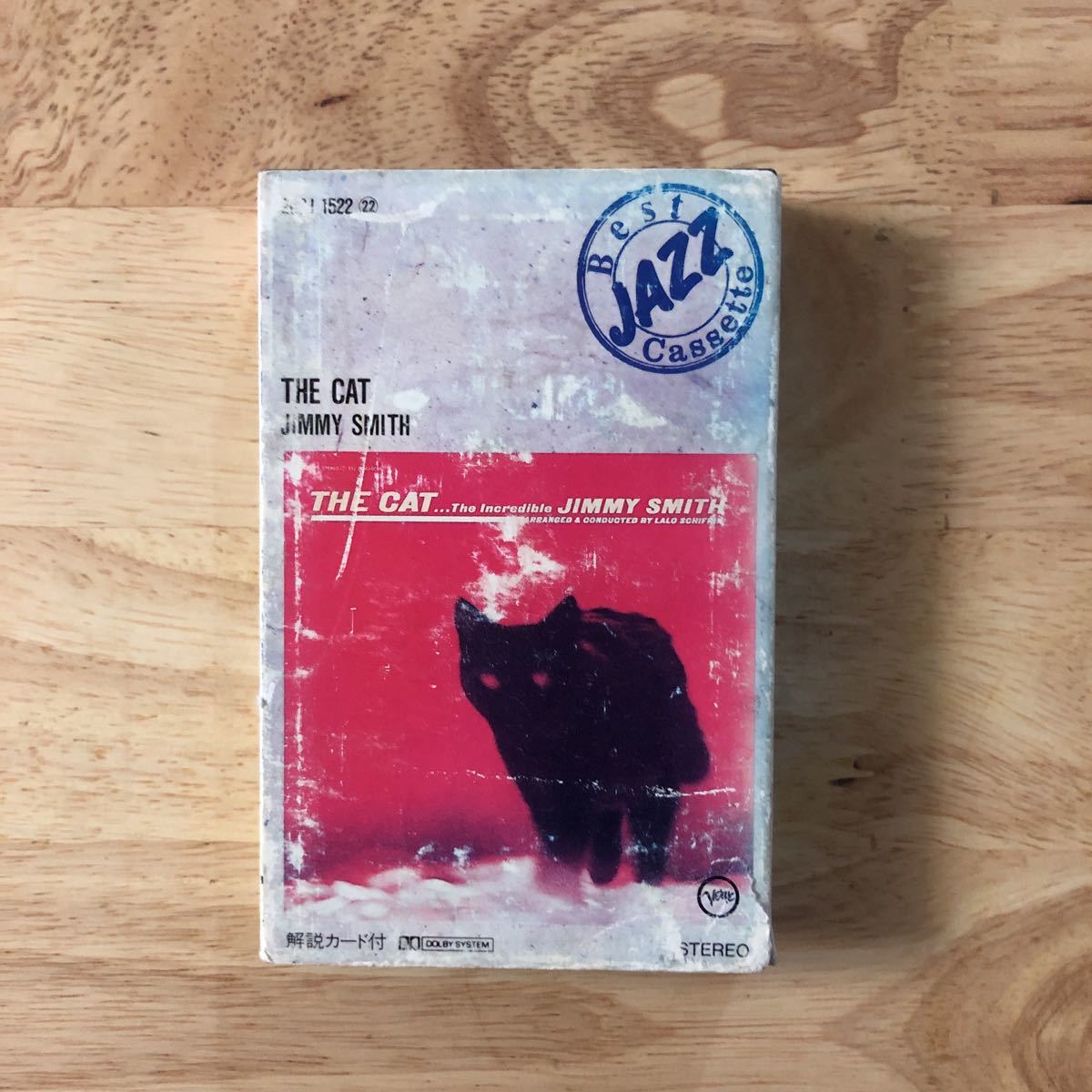 CT rare cassette tape JIMMY SMITHjimi-* Smith /THE CAT[ domestic record : out s Lee vu: explanation attaching :KENNY BURRELL(g)GRADY TATE(dr):mod jazz masterpiece!!]