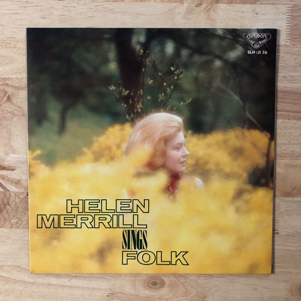 LP 山本邦山 前田憲男 八木正生参加 HELEN MERRIL/SINGS FOLK ヘレン・メリル フォークを歌う[オリジナル盤:'66年PRESS:ペラ/コーティング]_画像1