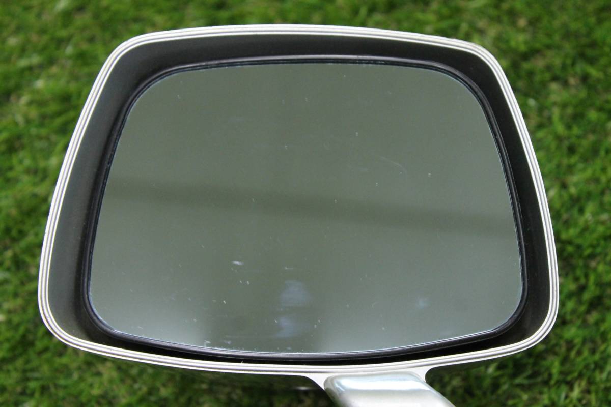  Fairlady Z S130Z 280ZX door mirror left side silver used North America Nissan original operation OK DATSUN 280ZX left steering wheel for long-term keeping goods blue mirror 