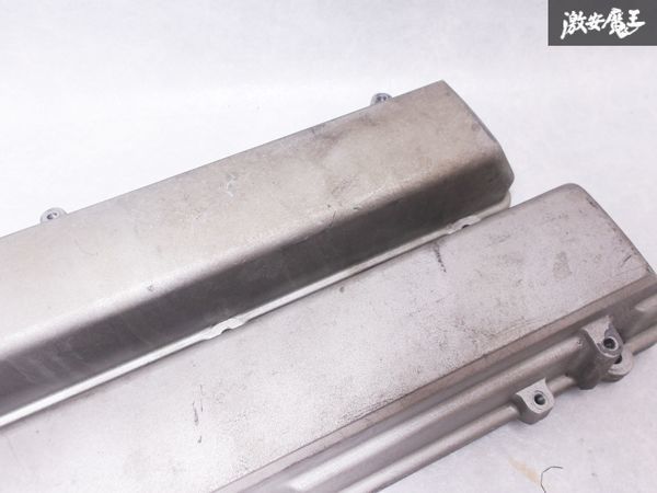 日産 純正 HCR32 スカイライン RB20DET ノーマル タペットカバー カムカバー エンジンカバー IN/EXセット 即納 棚J-1_画像2