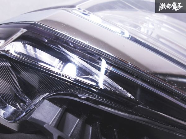 割れ無し ホンダ 純正 JH1 JH2 N-WGN カスタム HID キセノン ヘッドライト ランプ レンズ 左 左側 助手席側 KOITO 100-62161 即納 棚R-2_画像4