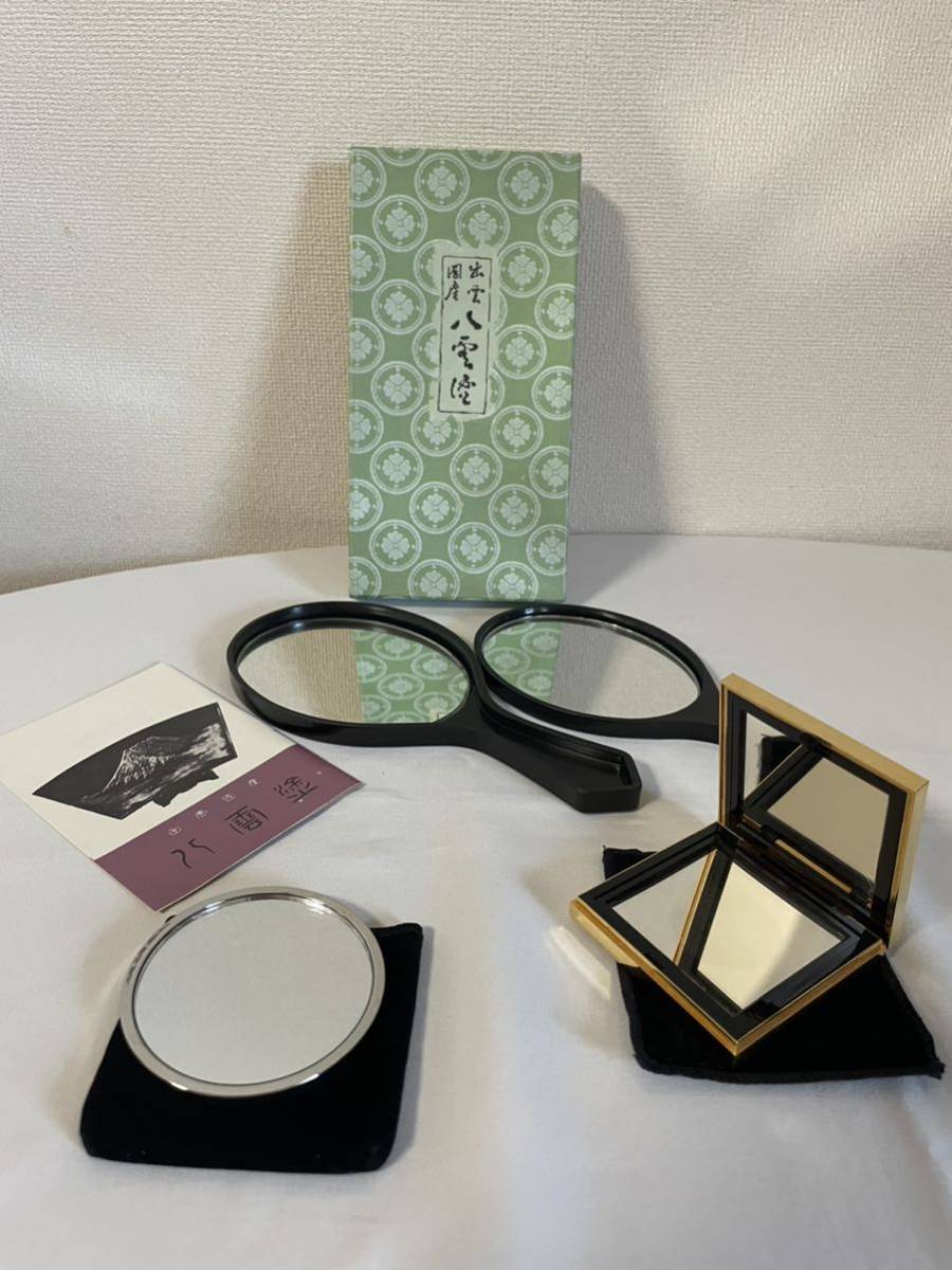  compact mirror ivu* sun rolan both sides make-up mirror compact Guerlain hand-mirror .. paint join hand-mirror 3 point set sale with translation free shipping 