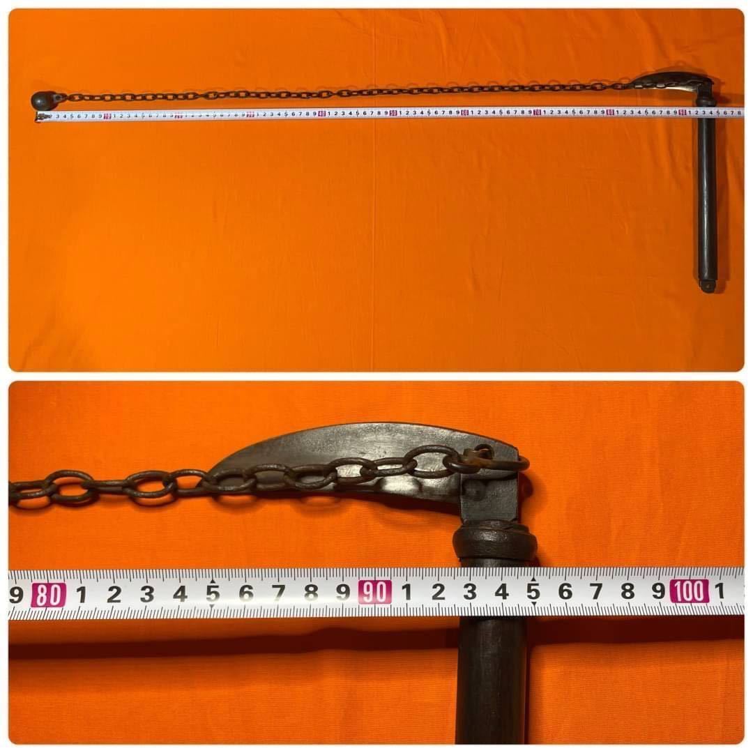 # collector discharge goods #. sickle!! ninja tool armor fittings era toy total length / approximately 29.5cm.. for . hand reverse side . armor sword . short sword properties that time thing era thing . warehouse goods 