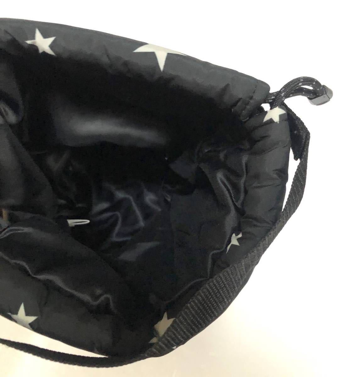 CONVERSE Converse handbag black 23091211 black beautiful goods nylon cotton inside quilting 