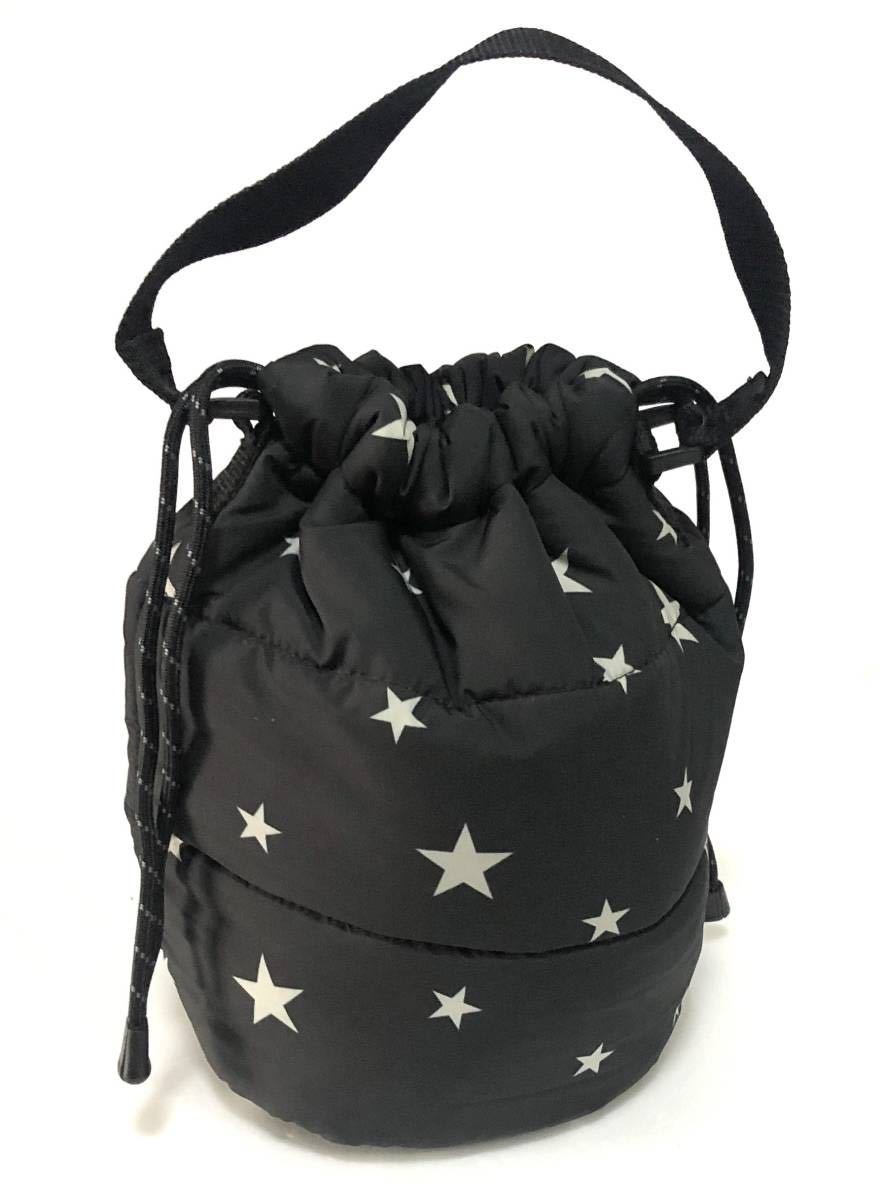 CONVERSE Converse handbag black 23091211 black beautiful goods nylon cotton inside quilting 