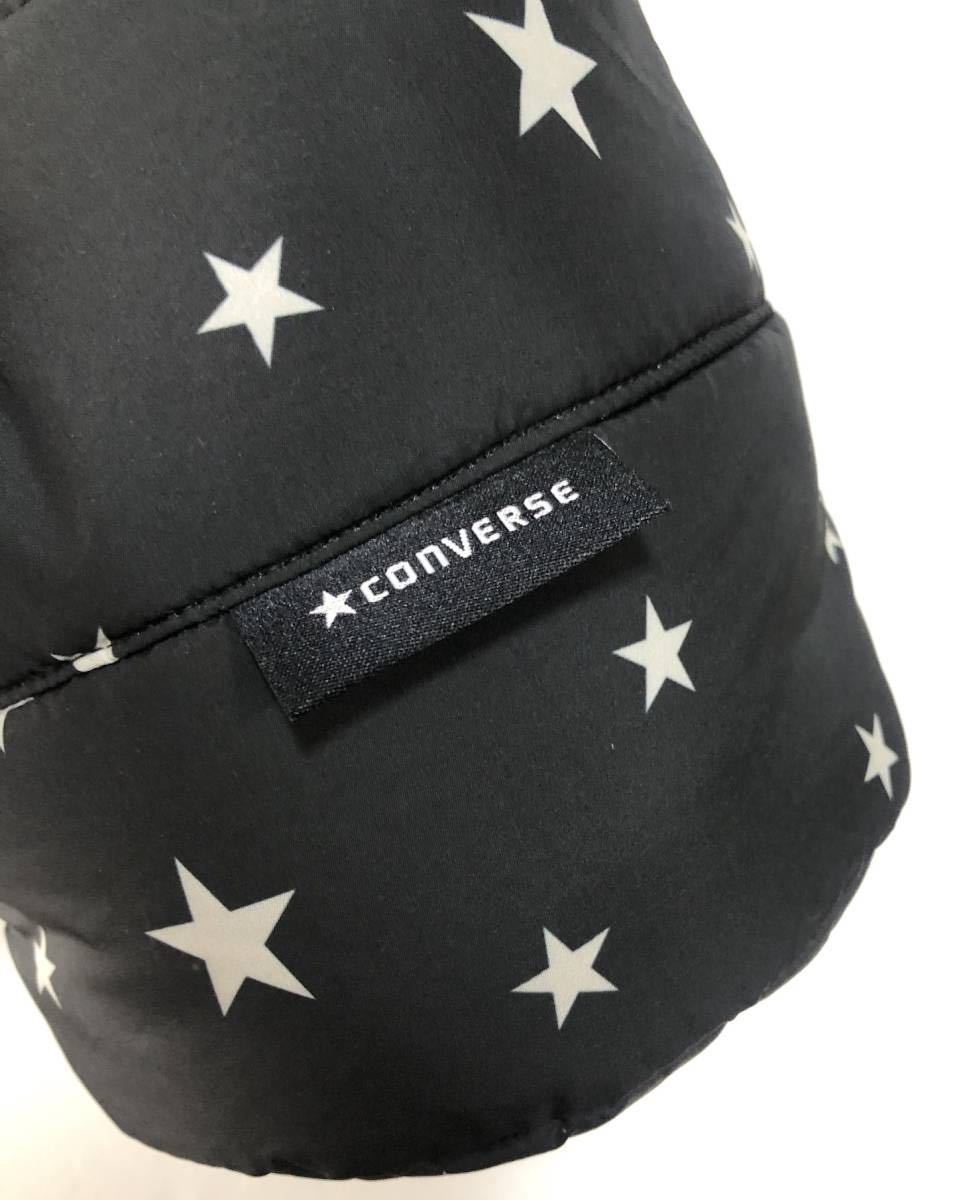 CONVERSE コンバース ハンドバッグ ブラック 23091211 黒 美品 ナイロン　中綿　キルティング_画像4