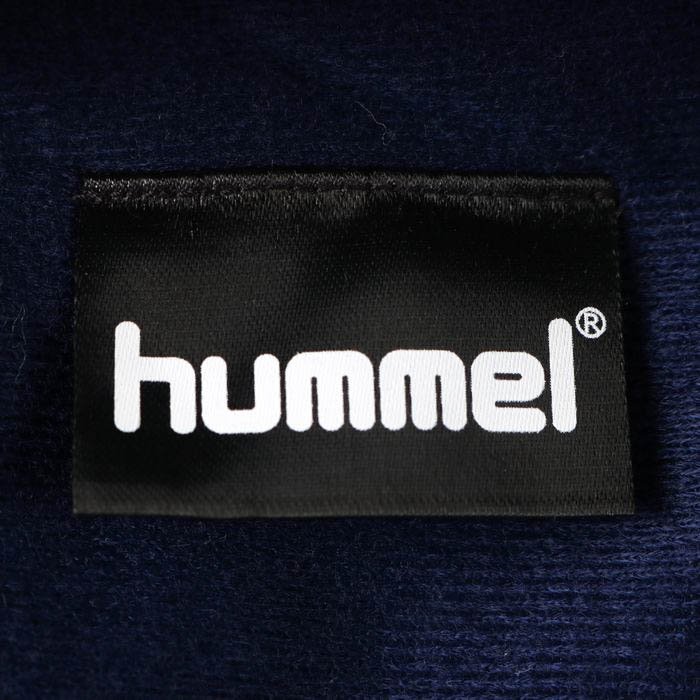 ヒュンメル ナイロンジャケット ジップアップ 裏起毛 アウター スポーツウェア 大きいサイズ メンズ Oサイズ ネイビー hummel_画像2