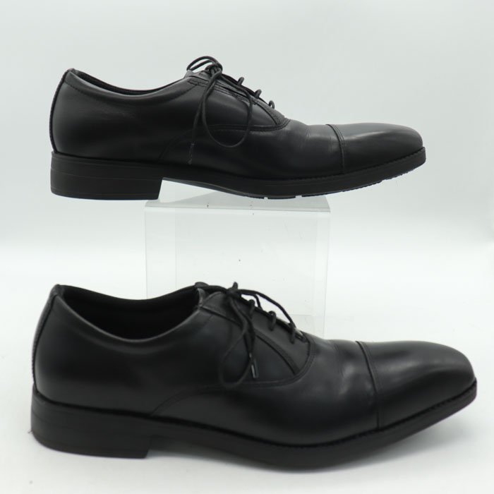 パトリックコックス ビジネスシューズ ストレートチップ 3E幅広 革靴 ドレス フォーマル 黒 メンズ 26.5cmサイズ ブラック PATRICK COX_画像8