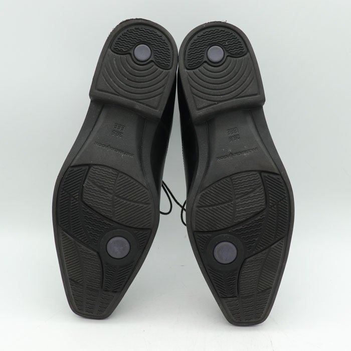 パトリックコックス ビジネスシューズ ストレートチップ 3E幅広 革靴 ドレス フォーマル 黒 メンズ 26.5cmサイズ ブラック PATRICK COX_画像6