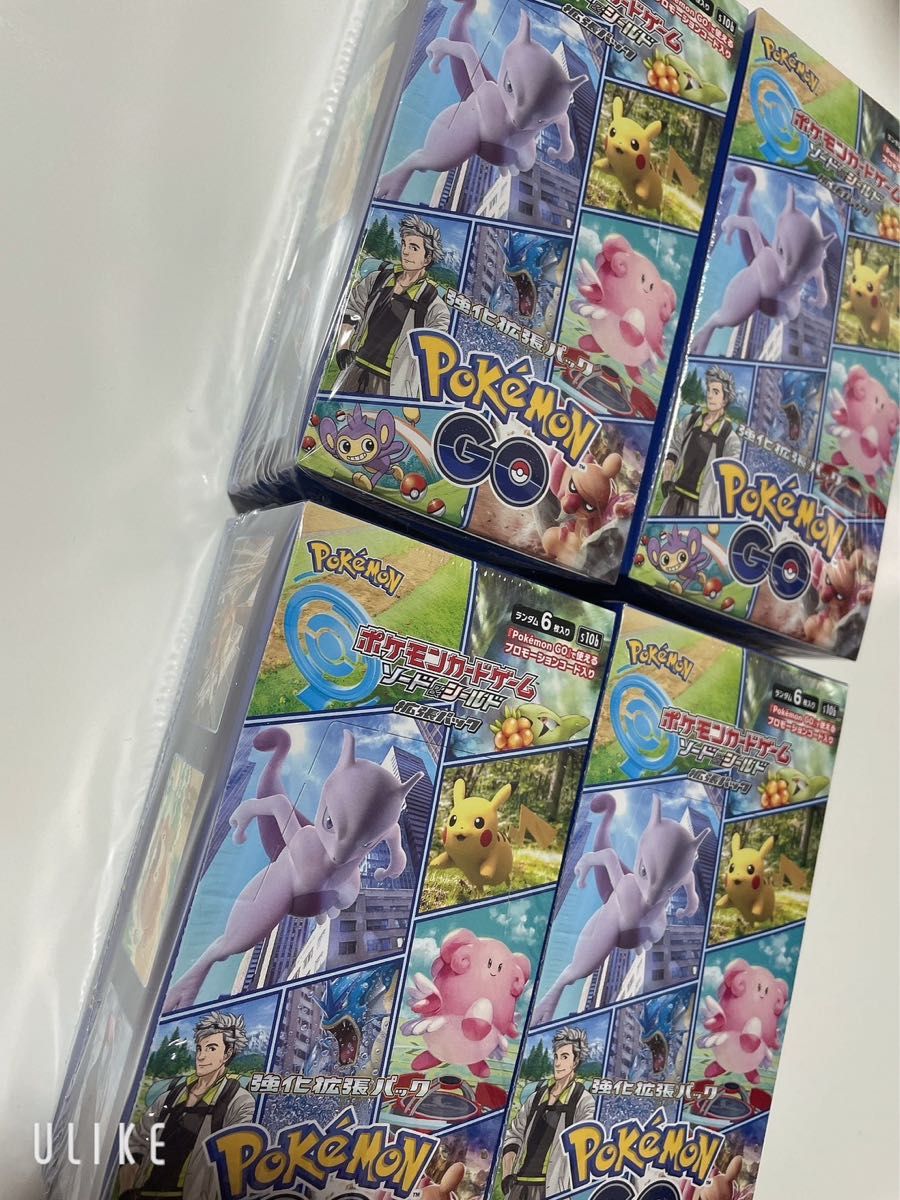 【ポケモンカード】ポケモンGO 4box シュリンク付き 新品未開封