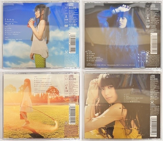 miwa「ミラクル」「Faith」「ホイッスル～君と過ごした日々～」「ヒカリへ」４枚セットの画像2