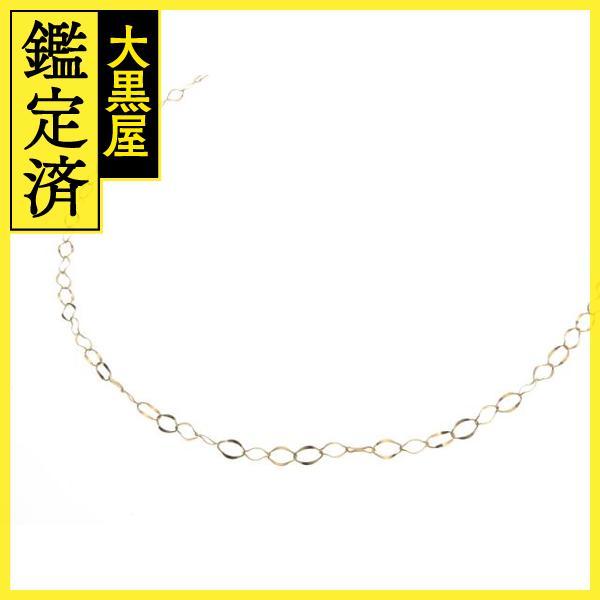 JEWELRY ノンブランドジュエリー チェーン ネックレス K18YG 2.1g【434】の画像2