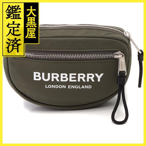 正規店仕入れの BURBERRY バーバリー キャノンMLウエストポーチ カーキ