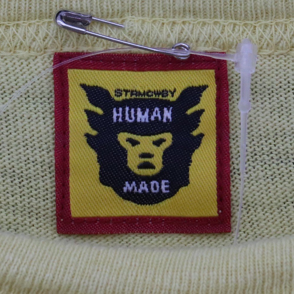 HUMAN MADE ロゴTシャツ イエロー 3XLサイズ ヒューマンメイド 半袖カットソー_画像3