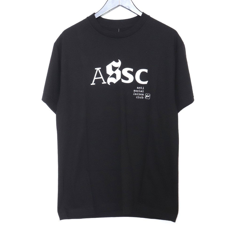 ANTI SOCIAL SOCIAL CLUB × FRAGMENT DESIGN TYPE A BLACK TEE M ブラック アンチソーシャルソーシャルクラブ フラグメントデザイン