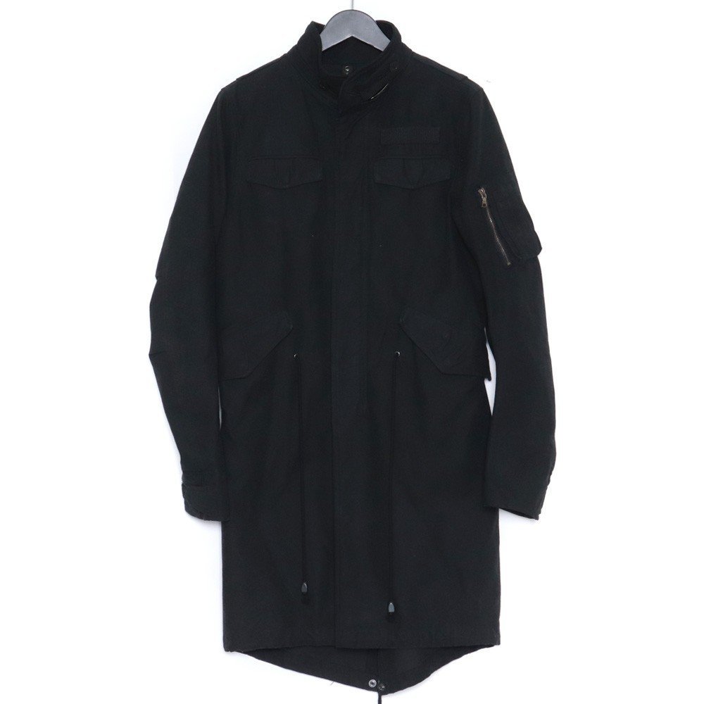 WJK Mod's Coat M size black 1130 ct01 double J Kei long jacket 