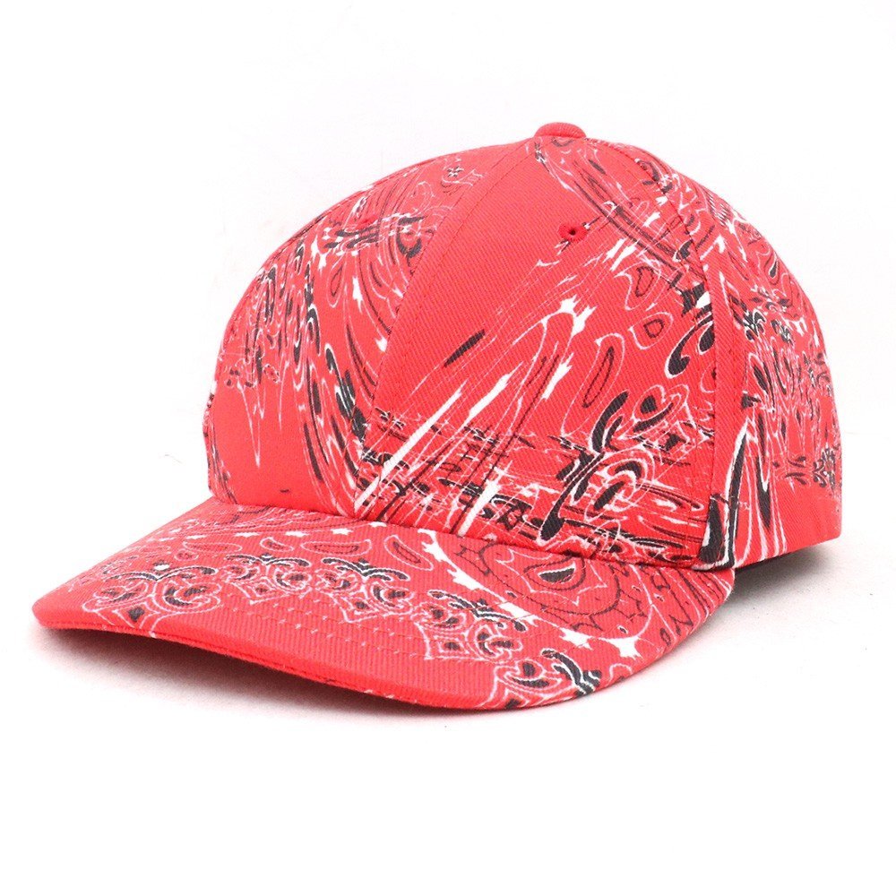 かわいい！ 未使用 MASU 22AW MARBLE BANDANA CAP ONESIZE レッド MVFW-OJ1522 エムエーエスユー バンダナキャップ 帽子 野球帽