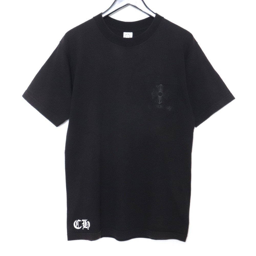 CHROME HEARTS CHロゴ プリント TEE ブラック Mサイズ クロムハーツ 半袖Tシャツ カットソー