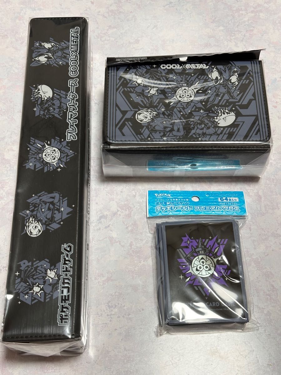 ポケモンカード COOL×METAL プレイマット ダブルデッキケース ポケモンカード COOL×METAL プレイマット ダブルデッキケース