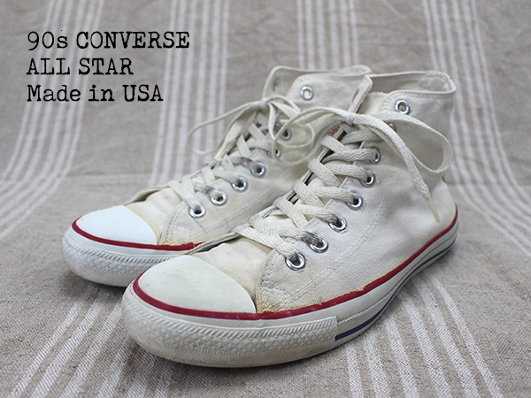 今年人気のブランド品や ★雰囲気◎★【CONVERSE◆コンバース】90s◆アメリカ製 28cm◆FW オールスターHI 28.0cm 今年人気のブランド品や ★雰囲気◎★【CONVERSE◆コンバース】90s◆アメリカ製 28cm◆FW オールスターHI 28.0cm