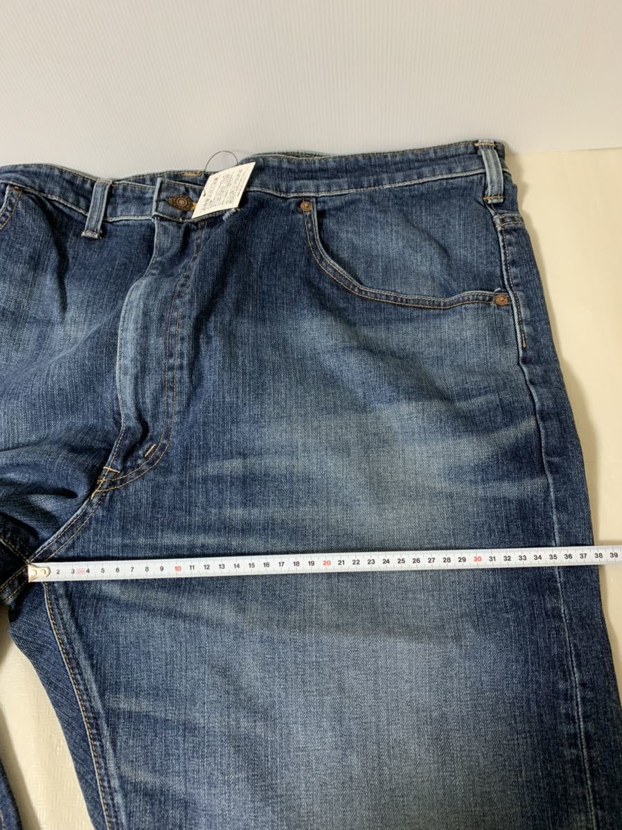  tag attaching EDWIN 503 LOOSE STRAIGHT Edwin Denim pants /46inch/ largish / tag chronicle waist 116cm/ made in Japan / leather label / storage. wrinkle etc. 