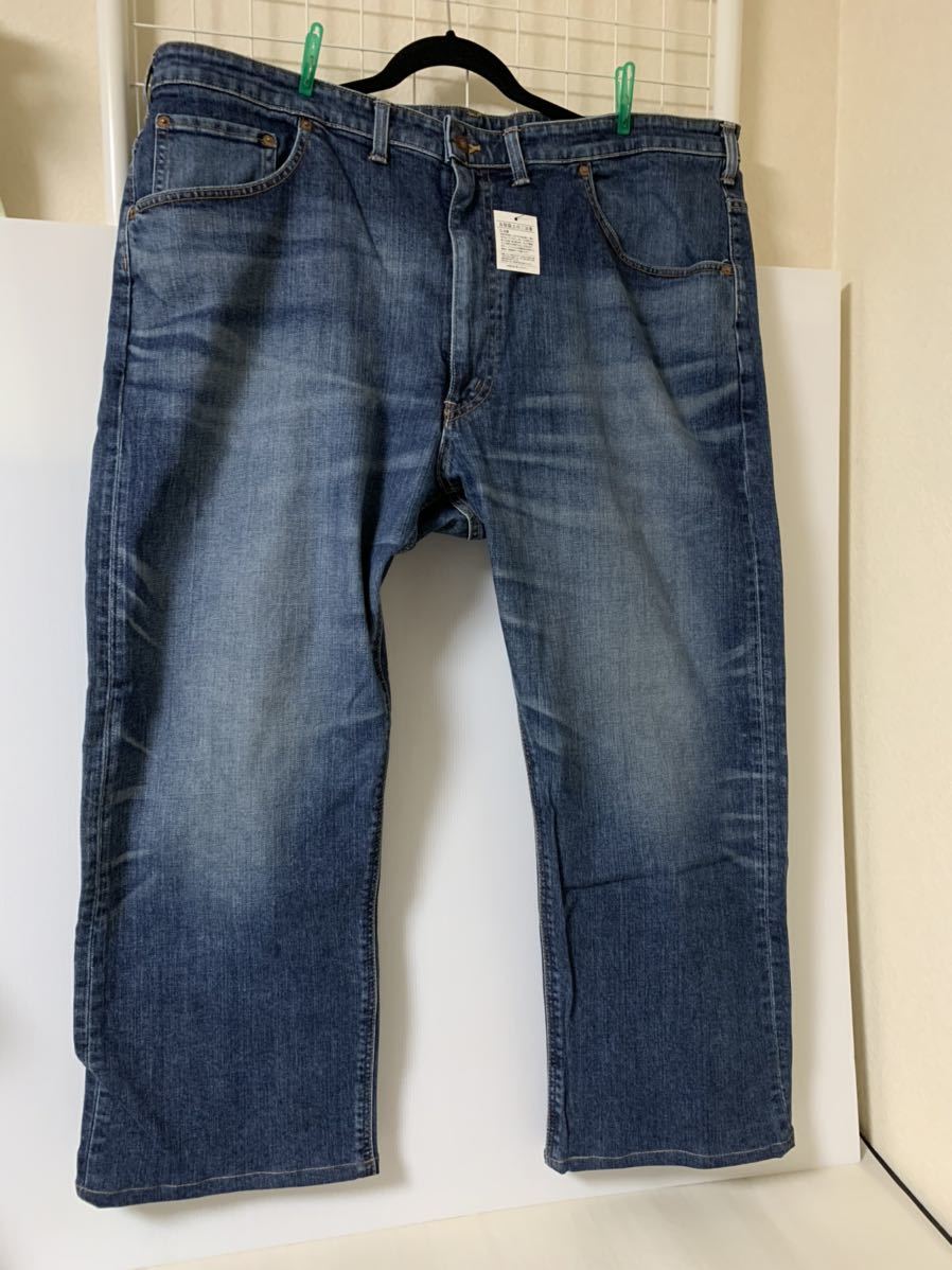  tag attaching EDWIN 503 LOOSE STRAIGHT Edwin Denim pants /46inch/ largish / tag chronicle waist 116cm/ made in Japan / leather label / storage. wrinkle etc. 