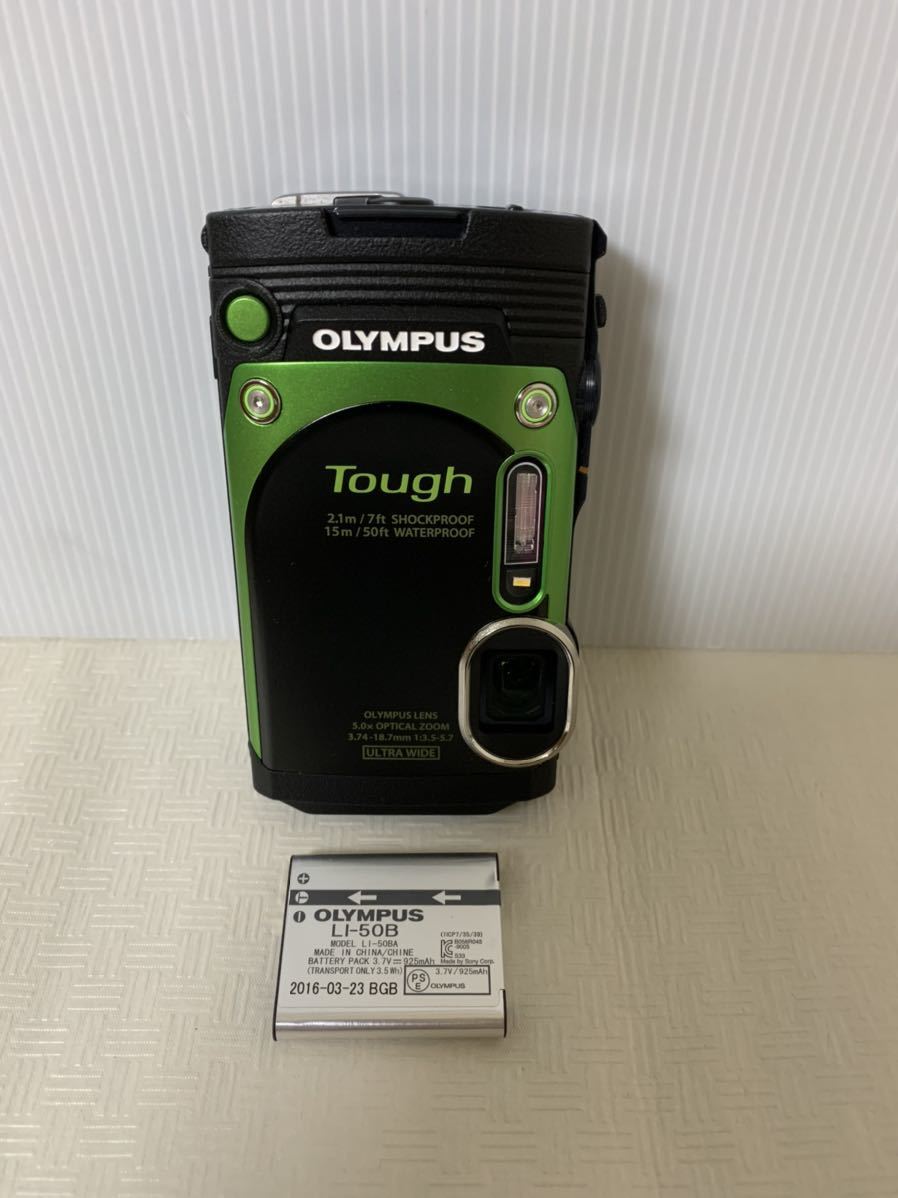 OLYMPUS STYLUS TG-870オリンパス デジタルカメラ+充電池LI-50B/デジカメ/動作未確認/部品取り用/現在動作不動/小傷等経年/ジャンク扱い