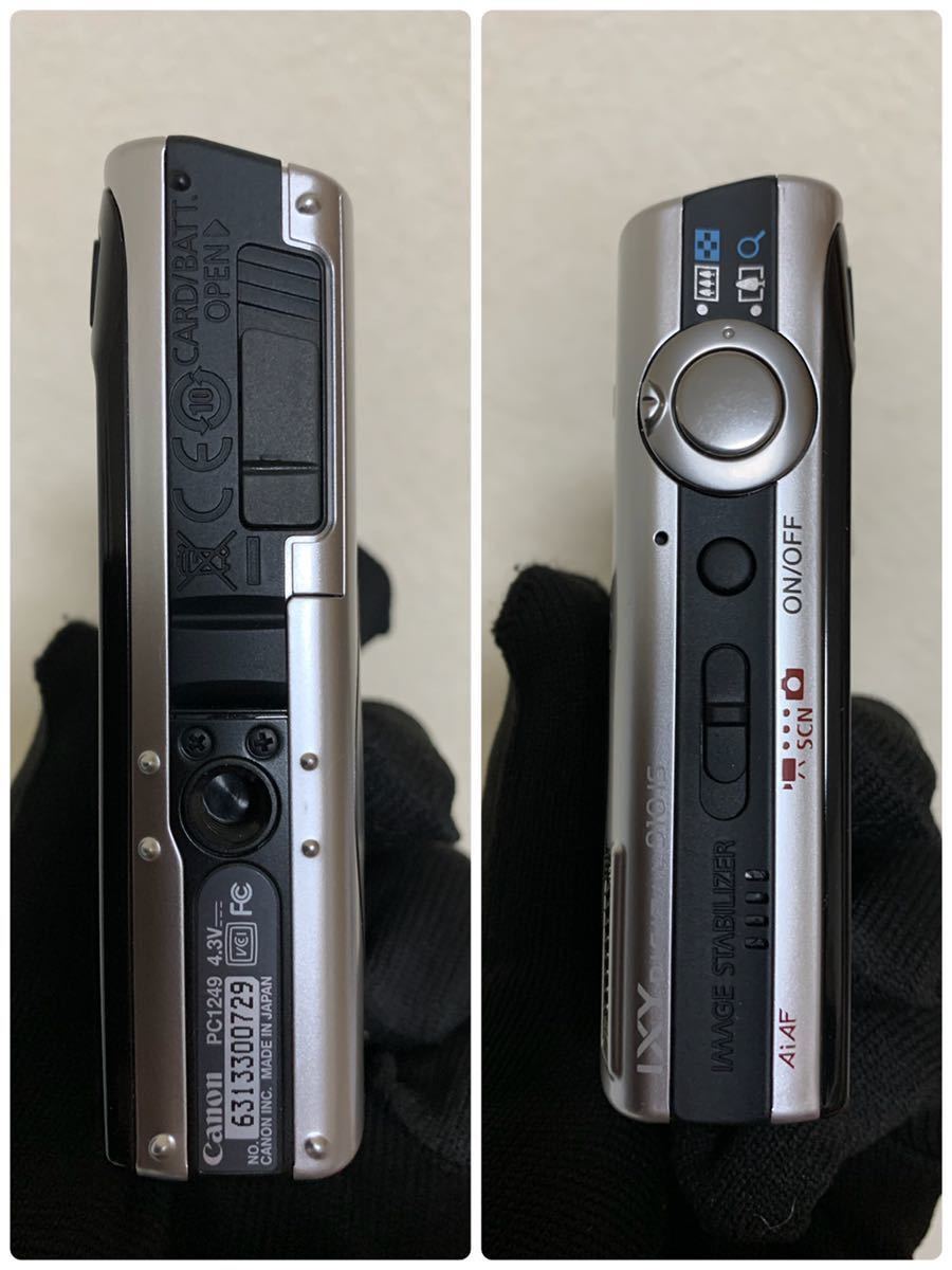 訳ありセール 格安) Canon IXY コンパクトデジタルカメラ/充電池NB-5L