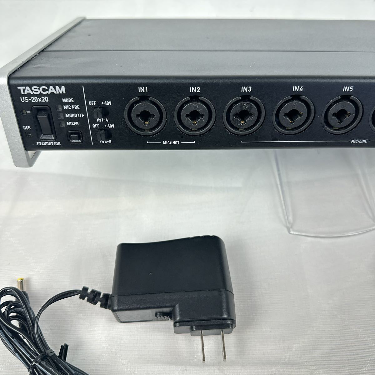 TASCAM タスカム オーディオインターフェース US-20x20 MIDI