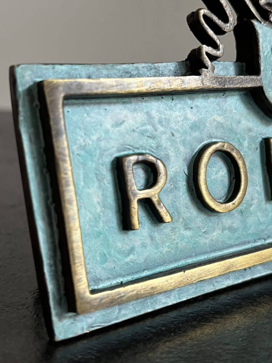 Rolex ロレックス サイン ビンテージ ディスプレイ プレート エンブレム スイス製 display vintage sign plate board emblem swiss made_画像4
